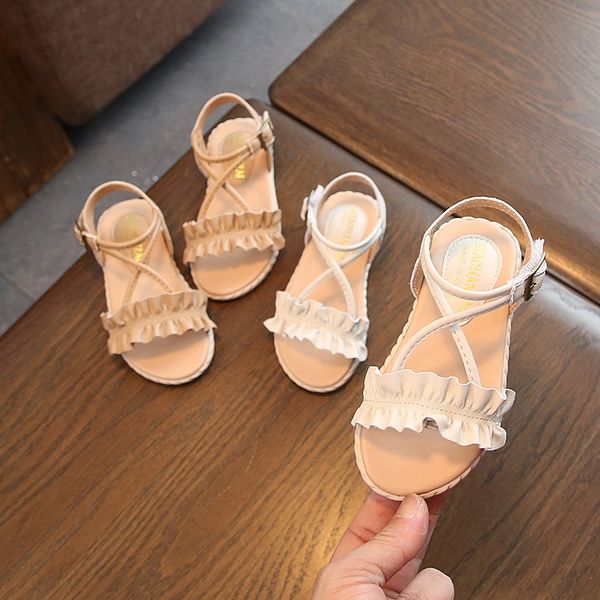 children's 2020 new girls' ruffled soft shoes and sandals real leather sandals korean children's princess shoes with soft sol, Black;red
children's 2020 new girls' ruffled soft shoes and sandals real leather sandals korean children's princess shoes with soft sol, Black;red