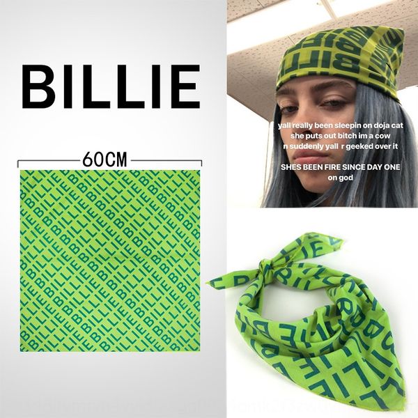 billie eilish green female stars with scarf scarf square towel square towel the same style
billie eilish green female stars with scarf scarf square towel square towel the same style