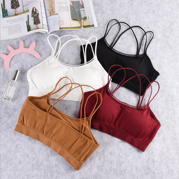 women's bra cotton underwear fitness running avtive bra female casual brassiere ladies lingerie gril bralette 2020, Red;black
women's bra cotton underwear fitness running avtive bra female casual brassiere ladies lingerie gril bralette 2020, Red;black