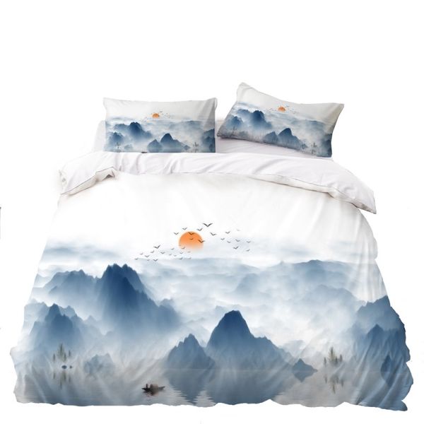 bedding sets sunset mountain chinese style duvet cover twin full king size bed linen set watercolored quilt pillowcase
bedding sets sunset mountain chinese style duvet cover twin full king size bed linen set watercolored quilt pillowcase