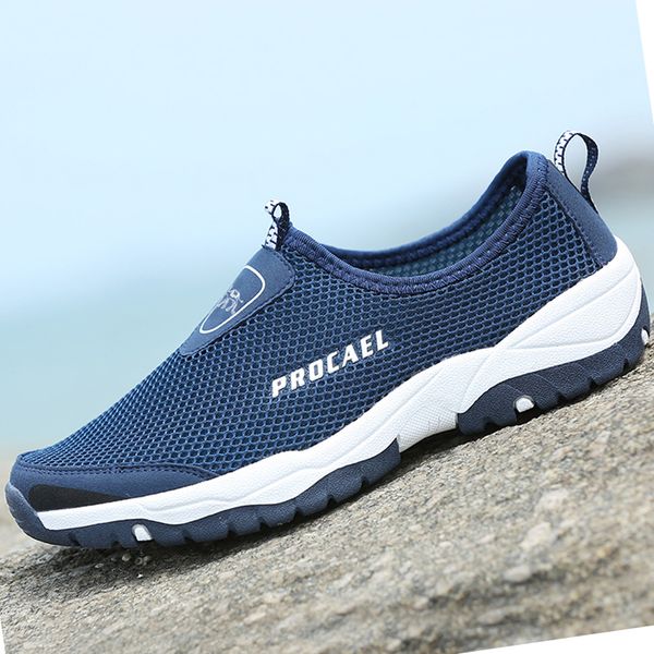 men's mesh casual shoes mesh shoes breathable hollow explosion models lazy soft performance wading mountains casual, Black
men's mesh casual shoes mesh shoes breathable hollow explosion models lazy soft performance wading mountains casual, Black