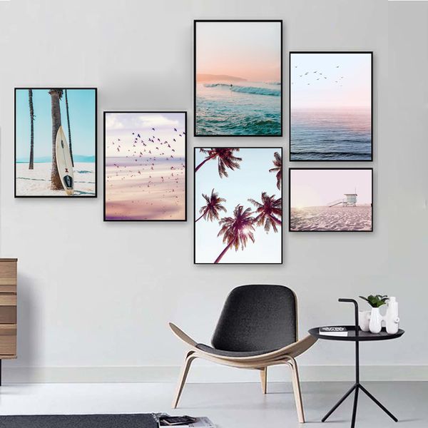 sunset ocean landscape canvas poster nordic beach surfing wall art sea bird print painting decoration picture for living room
sunset ocean landscape canvas poster nordic beach surfing wall art sea bird print painting decoration picture for living room