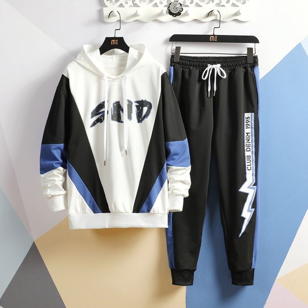 men autumn sets 2 pieces hooded pullovers+pants new fashion men loose casual tracksuits sweatshirts+sweatpants size 3xl, Gray
men autumn sets 2 pieces hooded pullovers+pants new fashion men loose casual tracksuits sweatshirts+sweatpants size 3xl, Gray