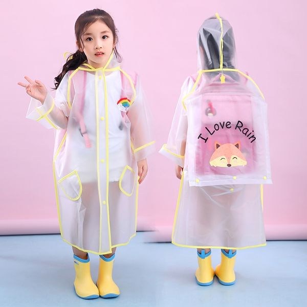 3413# children's raincoat with schoolbag one-piece transparent thickened cartoon style bag cloak cloak student eva edge poncho, Black
3413# children's raincoat with schoolbag one-piece transparent thickened cartoon style bag cloak cloak student eva edge poncho, Black