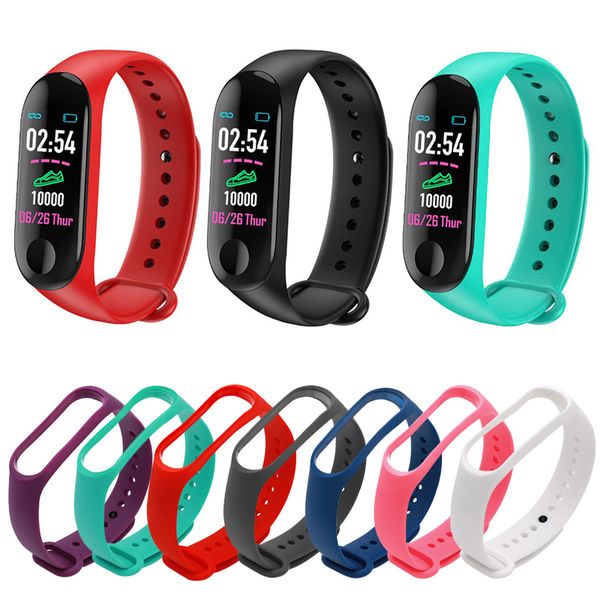 11 colors fitness watch sport edition strap band watch band bracelet wrist strap replacement for m3 smart watch accessories
11 colors fitness watch sport edition strap band watch band bracelet wrist strap replacement for m3 smart watch accessories