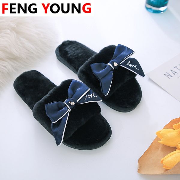 slippers comfort winner flat sandals outside slides plush home shoes slippers cute furry fluffy women vogue, Black
slippers comfort winner flat sandals outside slides plush home shoes slippers cute furry fluffy women vogue, Black
