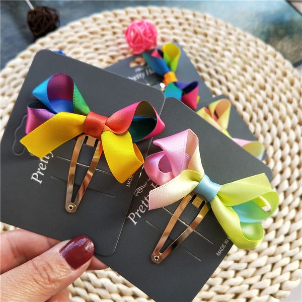 1pcs new cute cartoon rainbow bowknot bb clips hairpins girls hair accessories children headwear baby hair clips headdress, Slivery;white
1pcs new cute cartoon rainbow bowknot bb clips hairpins girls hair accessories children headwear baby hair clips headdress, Slivery;white