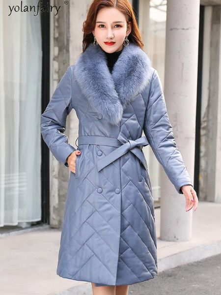 real genuine leather jacket women fur collar winter jacket women sheepskin down coat female korean vintage zsd19x-78, Black
real genuine leather jacket women fur collar winter jacket women sheepskin down coat female korean vintage zsd19x-78, Black