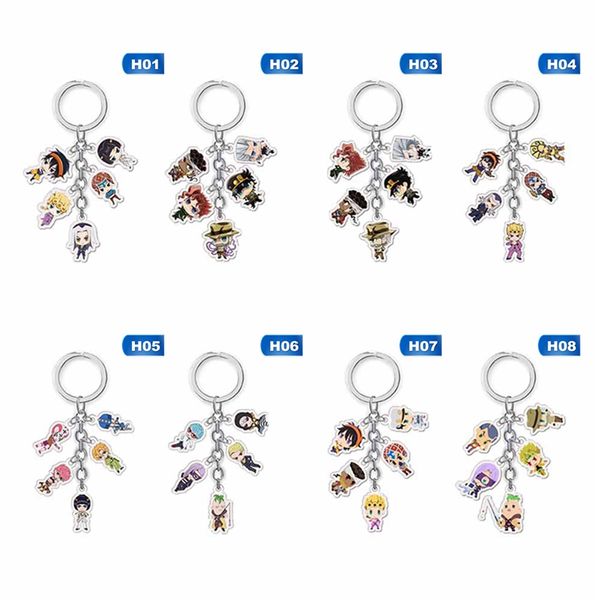 jojo's bizarre adventure golden wind narancia ghirga giorno giovanna leone cosplay figure acrylic keychain pendant keyring, Silver
jojo's bizarre adventure golden wind narancia ghirga giorno giovanna leone cosplay figure acrylic keychain pendant keyring, Silver