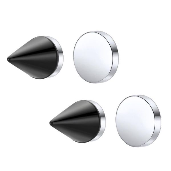 1 pair exquisite no piercing mini cone magnet stud earings no hole black metal color ear studs for women men kids jewelry e136, Golden;silver
1 pair exquisite no piercing mini cone magnet stud earings no hole black metal color ear studs for women men kids jewelry e136, Golden;silver
