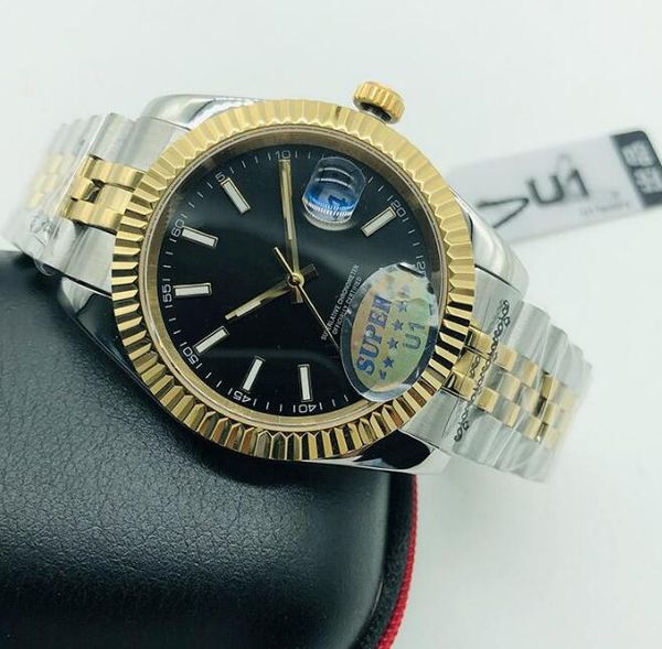 мужчины часы 41mm полный нержавеющая сталь ремешок автоматические золотые часы светящиеся высокое качество наручные часы сапфировое orologio, Slivery;brown
мужчины часы 41mm полный нержавеющая сталь ремешок автоматические золотые часы светящиеся высокое качество наручные часы сапфировое orologio, Slivery;brown