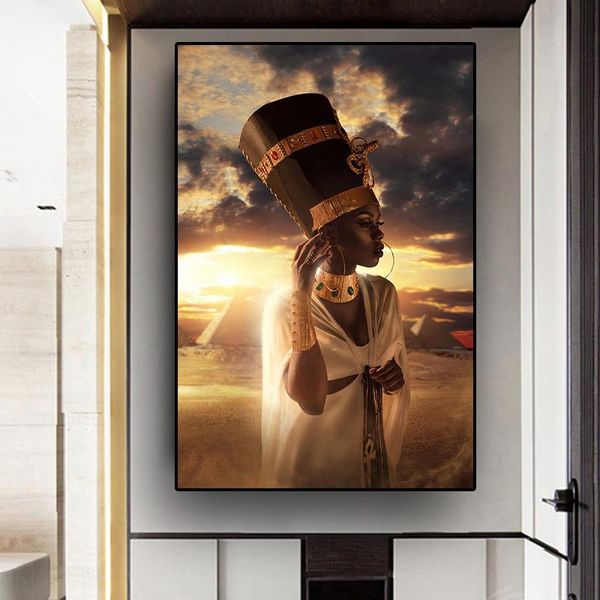black and gold nude african art woman sunset oil painting posters and prints wall art for living room home decor (no frame
black and gold nude african art woman sunset oil painting posters and prints wall art for living room home decor (no frame