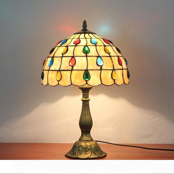 american retro glass bedside lamp e27 tiffany style lighting stained glass table lamps for bedroom tf052
american retro glass bedside lamp e27 tiffany style lighting stained glass table lamps for bedroom tf052