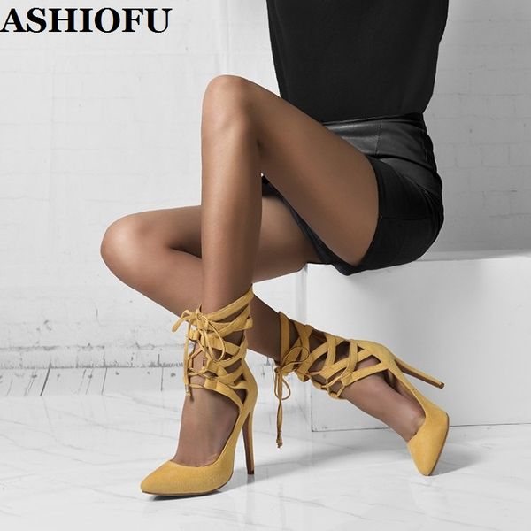 ashiofu new handmade ladies high heels pumps crisscross real-pics party prom dress shoes stiletto evening fashion court shoes, Black
ashiofu new handmade ladies high heels pumps crisscross real-pics party prom dress shoes stiletto evening fashion court shoes, Black