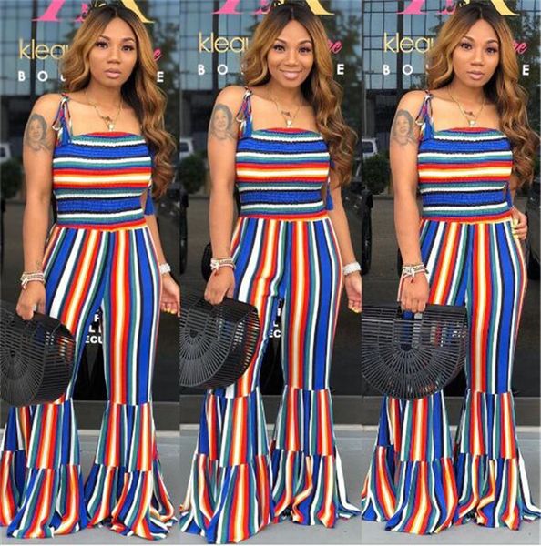 s-3xl women striped wide leg pants summer tassels strapes romper bell-bottom jumpsuit trouses pleated plisse playsuit boutique clothes ly721, White
s-3xl women striped wide leg pants summer tassels strapes romper bell-bottom jumpsuit trouses pleated plisse playsuit boutique clothes ly721, White