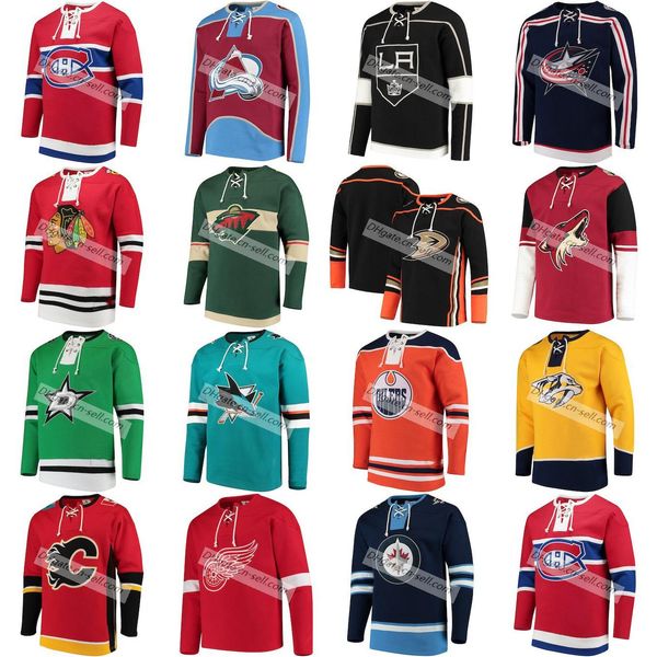 fashion teams custom kings ducks jets sharks flames wild coyotes blackhawks avalanche jackets stars wings oilers lace up pullover sweatshirt, Black;red
fashion teams custom kings ducks jets sharks flames wild coyotes blackhawks avalanche jackets stars wings oilers lace up pullover sweatshirt, Black;red