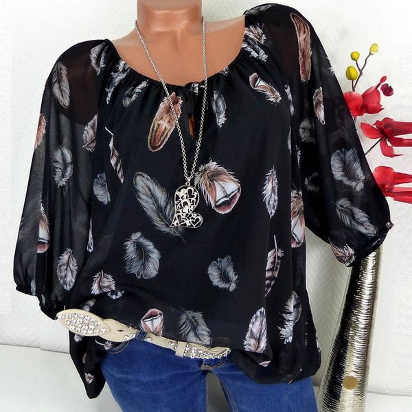 applique 2020 summer feather print women blouses v neck print chiffon blusas tee shirt casual blusa female plus size shirt 7.1l2, White
applique 2020 summer feather print women blouses v neck print chiffon blusas tee shirt casual blusa female plus size shirt 7.1l2, White