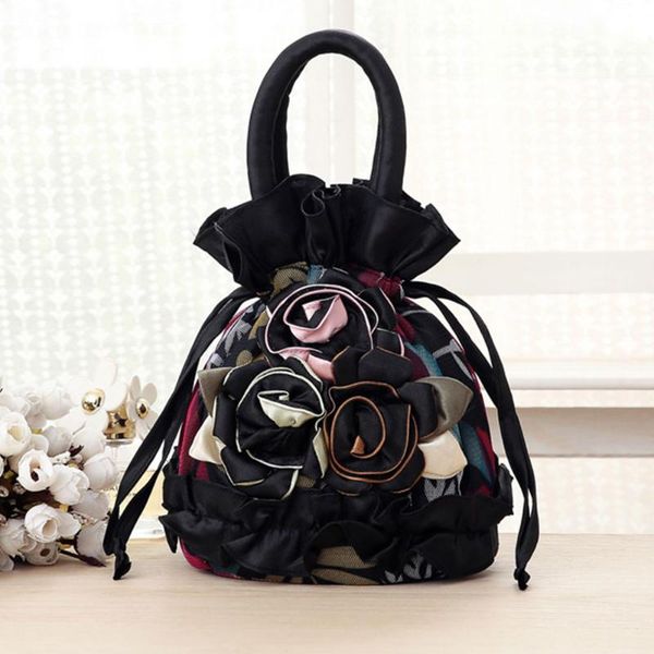 women ethnic handle bucket storage vintage pouch lace flower handbag drawstring causal tote
women ethnic handle bucket storage vintage pouch lace flower handbag drawstring causal tote