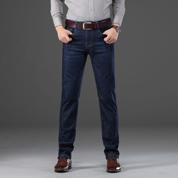 kstun mens jeans business straight jeans autumn and winter man dark blue thicken elasticity full length gentlemen denim pants
kstun mens jeans business straight jeans autumn and winter man dark blue thicken elasticity full length gentlemen denim pants