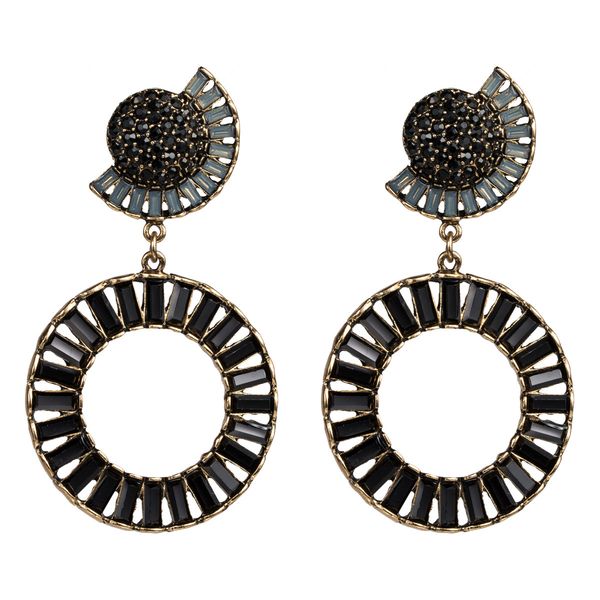 new exaggerated half-moon ring acrylic diamond earrings women's show style, Golden
new exaggerated half-moon ring acrylic diamond earrings women's show style, Golden