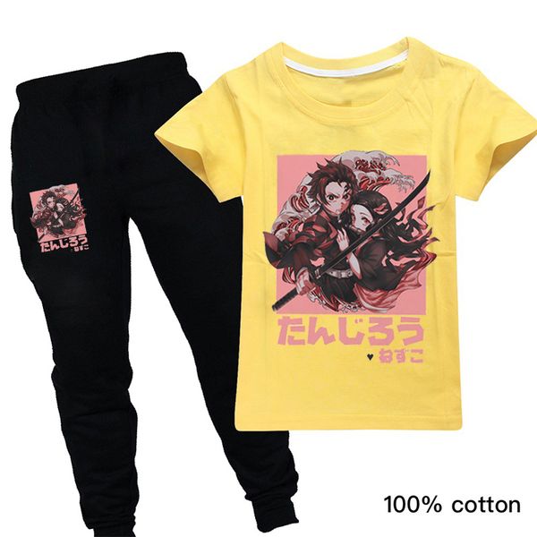 children clothes halloween kids cartoon anime kawaii demon slayer short sleeve t-shirt+long pants boys clothing sets teens girl, White
children clothes halloween kids cartoon anime kawaii demon slayer short sleeve t-shirt+long pants boys clothing sets teens girl, White
