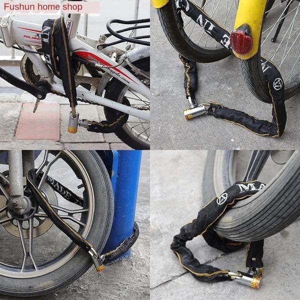 anti-theft bicycle bicycle anti-shear mountain bike lengthened chain door lock general chain lock for electric vehicles and
anti-theft bicycle bicycle anti-shear mountain bike lengthened chain door lock general chain lock for electric vehicles and