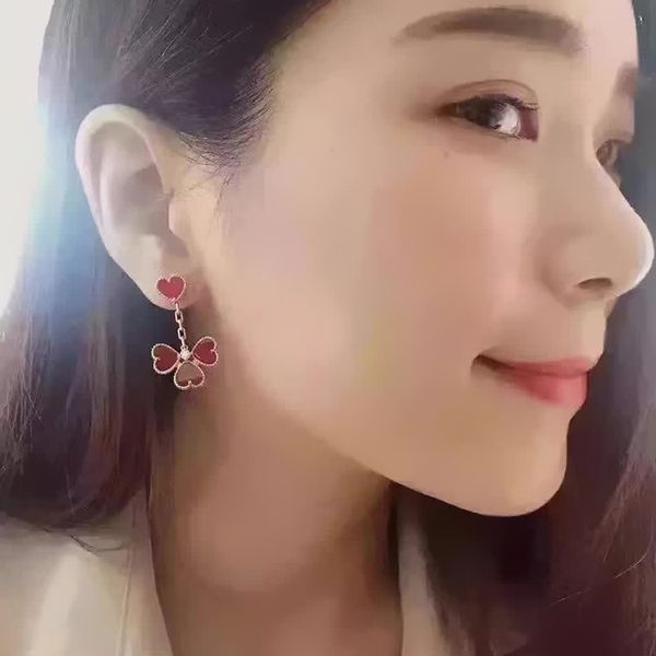 clover earring france red agate stud lucky clover lucky healthy wealth love fashion design women wedding party stud
clover earring france red agate stud lucky clover lucky healthy wealth love fashion design women wedding party stud