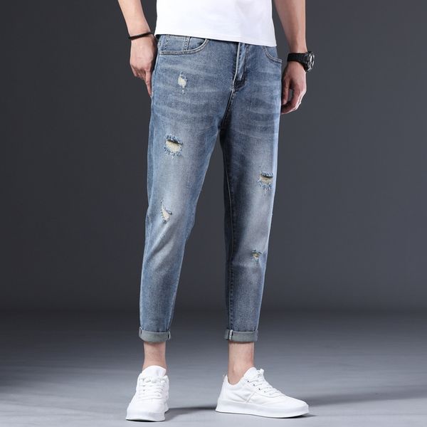 z5ird denim укороченные брюки мужские летом тонкий стрейч корейский моды и брюки и джинсы отверстие пирсинг вымытые джинсы моды тонкий мужск, Blue
z5ird denim укороченные брюки мужские летом тонкий стрейч корейский моды и брюки и джинсы отверстие пирсинг вымытые джинсы моды тонкий мужск, Blue