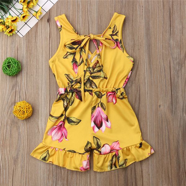 kids baby girls boho summer floral romper children girl beach clothes sleeveless flowers v-neck flared pants playsuits 1-6y t200721, Blue
kids baby girls boho summer floral romper children girl beach clothes sleeveless flowers v-neck flared pants playsuits 1-6y t200721, Blue