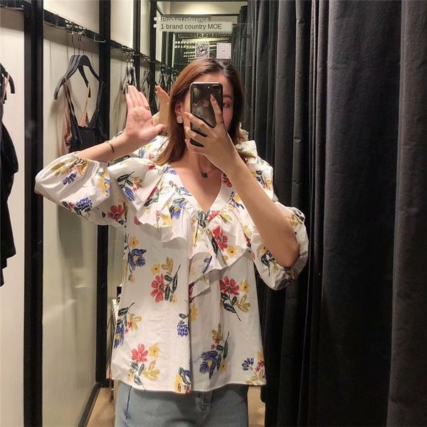 xccxx fh/1163rp coat2020v collar cropped sleeve printed laminated decorative loose poplin shirt fh/1163rp coat2020v collar cropped sleev, White
xccxx fh/1163rp coat2020v collar cropped sleeve printed laminated decorative loose poplin shirt fh/1163rp coat2020v collar cropped sleev, White