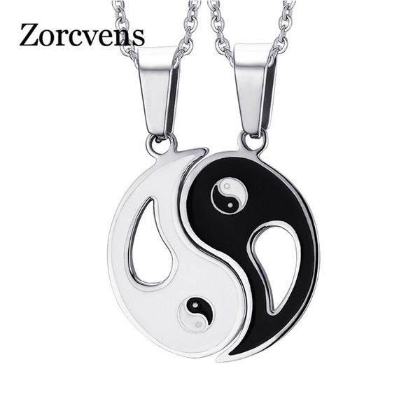 zorcvens charm pendant necklaces eight diagrams yin yang black and white friends friendship couples lover valentine gift, Silver
zorcvens charm pendant necklaces eight diagrams yin yang black and white friends friendship couples lover valentine gift, Silver