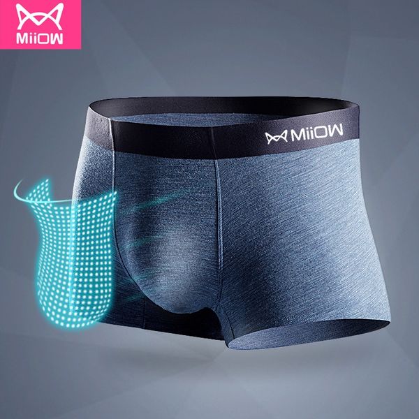 miiow/ cat men's underwear pants underwear pants men's three-piece boxer modal cotton seamless summer breathable boxer, Black;white
miiow/ cat men's underwear pants underwear pants men's three-piece boxer modal cotton seamless summer breathable boxer, Black;white