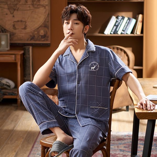 tcxxt men's short-sleeved clothing plaid simple teenagers can wear home clothes men's pajamas short-sleeved clothing shirt pajamas, Blue;red
tcxxt men's short-sleeved clothing plaid simple teenagers can wear home clothes men's pajamas short-sleeved clothing shirt pajamas, Blue;red