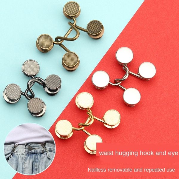 ywarq fastening jeans buttons jeans nail-detachable button waist adjustment big change small wind button screw waist fastening artifac, Silver 
ywarq fastening jeans buttons jeans nail-detachable button waist adjustment big change small wind button screw waist fastening artifac, Silver