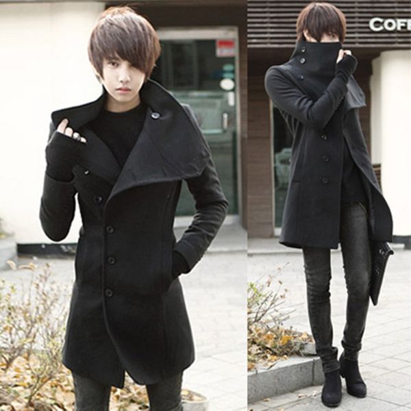 winter new windbreaker woolen men's korean mid-length lapel trench coat men's fashion personalized coat, Tan;black
winter new windbreaker woolen men's korean mid-length lapel trench coat men's fashion personalized coat, Tan;black