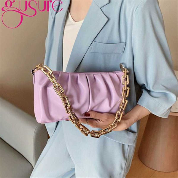 gusure pleated quality pu shoulder bag popular clouds bag underarm chic gold chains handbags women shoulder bags zipper clutch
gusure pleated quality pu shoulder bag popular clouds bag underarm chic gold chains handbags women shoulder bags zipper clutch