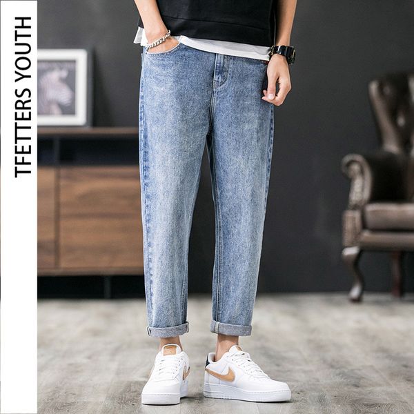 tfetters new arrival jeans men casual washed loose boys korean style straight male ankle-length pants wide leg jeans men, Blue
tfetters new arrival jeans men casual washed loose boys korean style straight male ankle-length pants wide leg jeans men, Blue
