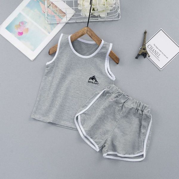 pm5tc clothing 2020 summer vest children's clothing new children's vest suit boys' summer clothes i-shaped solid color printe, Blue 
pm5tc clothing 2020 summer vest children's clothing new children's vest suit boys' summer clothes i-shaped solid color printe, Blue