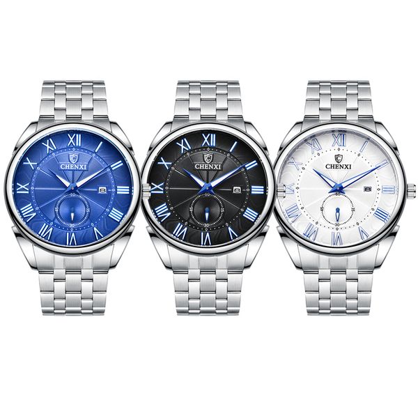 brand quartz calendar clock date men's all stainless steel new waterproof chenxi watch men's watch fashion business lmdeb 
brand quartz calendar clock date men's all stainless steel new waterproof chenxi watch men's watch fashion business lmdeb
