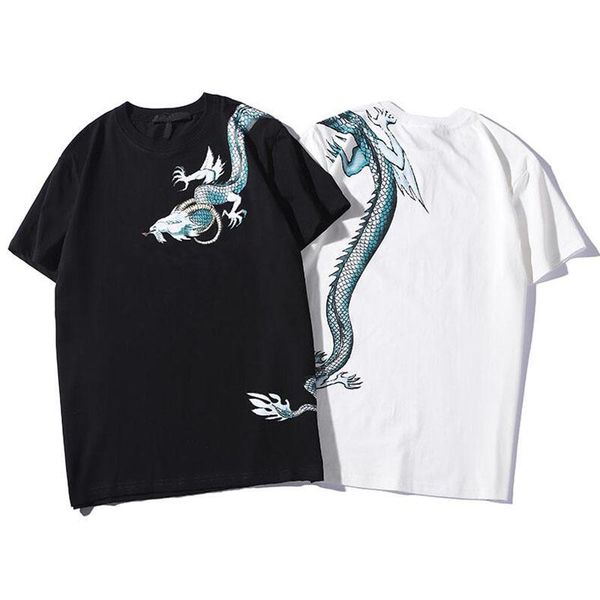 summer fashion men s t-shirts dragon letter print short sleeve crew neck t shirts street style men tee, White;black
summer fashion men s t-shirts dragon letter print short sleeve crew neck t shirts street style men tee, White;black
