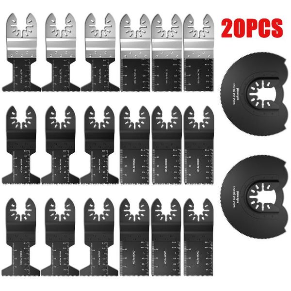 20pcs/set metal wood oscillating multitool quick release saw blades fit fein porter cable
20pcs/set metal wood oscillating multitool quick release saw blades fit fein porter cable