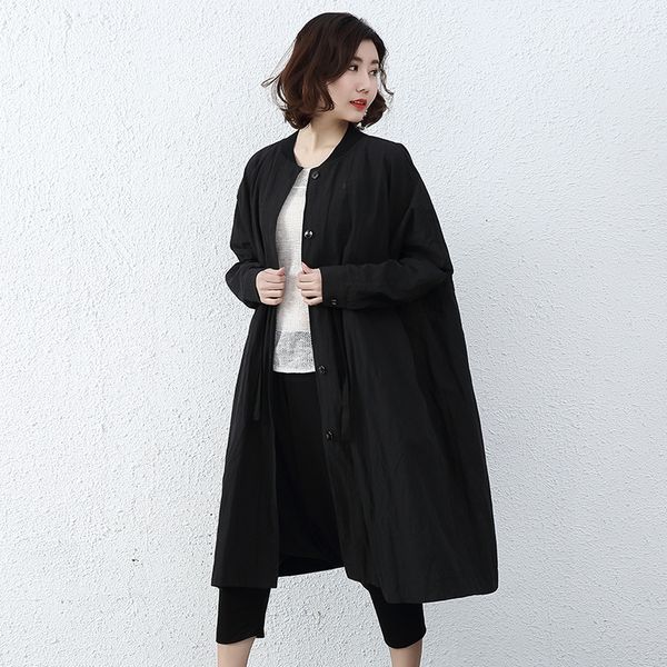 htsad 2020 spring autumn new and waist windbreaker cotton cotton and linen over mid-length trench coat solid color big swing temperament sim, Tan;black
htsad 2020 spring autumn new and waist windbreaker cotton cotton and linen over mid-length trench coat solid color big swing temperament sim, Tan;black