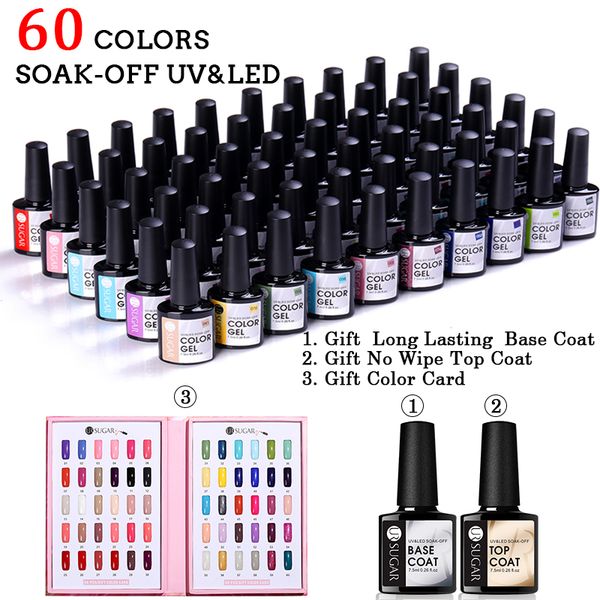 ur sugar 60pcs/set gel nail polish set color gel uv led varnish nail art design soak off whole set glitter learner kit
ur sugar 60pcs/set gel nail polish set color gel uv led varnish nail art design soak off whole set glitter learner kit