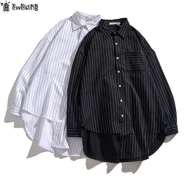 men's casual shirts fashion brand irregular men shirt spring autumn business thin personality long sleeve striped mal, White;black
men's casual shirts fashion brand irregular men shirt spring autumn business thin personality long sleeve striped mal, White;black