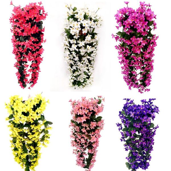 fashion violet artificial flower wall hanging basket flower orchid silk vine home wedding party street light decoration
fashion violet artificial flower wall hanging basket flower orchid silk vine home wedding party street light decoration