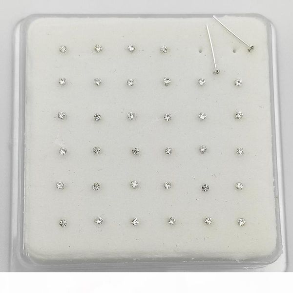 i 925 sterling silver 1 .5 mm clear crystal nose stud straight nose pin fashion women nariz piercing jewelry 36pcs pack
i 925 sterling silver 1 .5 mm clear crystal nose stud straight nose pin fashion women nariz piercing jewelry 36pcs pack