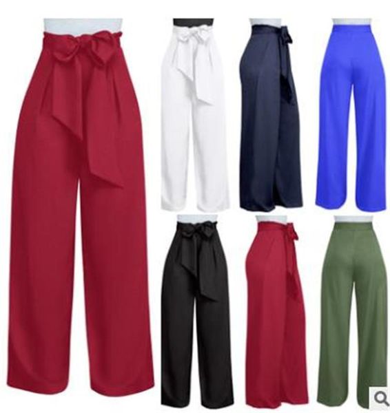loose solid color printed trousers fashion ol style female clothing autumn womens designer wide leg pants, Black;white
loose solid color printed trousers fashion ol style female clothing autumn womens designer wide leg pants, Black;white