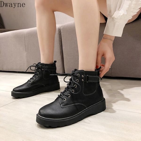 2020 autumn new short boots female spring and autumn women's boots female british wind, Black
2020 autumn new short boots female spring and autumn women's boots female british wind, Black