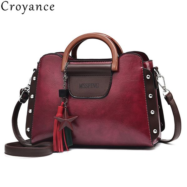 croyance women tassel star pendant handbag pu leather ladies shoulder bag messenger bag rivet bags high quality
croyance women tassel star pendant handbag pu leather ladies shoulder bag messenger bag rivet bags high quality