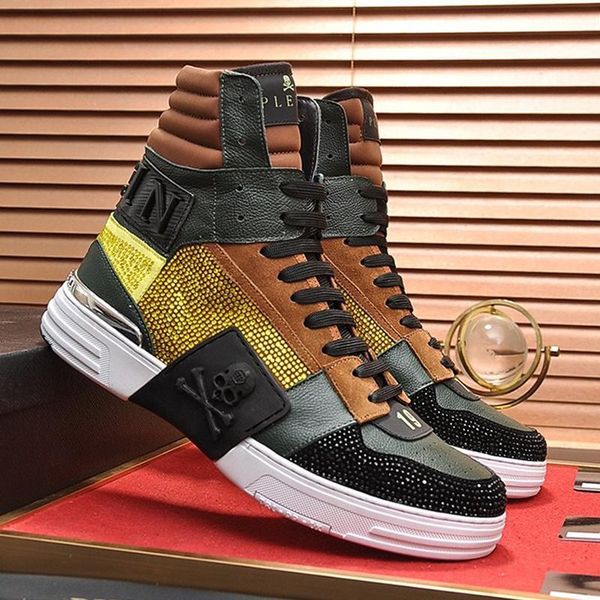 phantom kick $hi -crystal sneakers mens shoes outdoor walking casual shoes fashion lace -up sports luxury men boots herren sportschuhe, Black
phantom kick $hi -crystal sneakers mens shoes outdoor walking casual shoes fashion lace -up sports luxury men boots herren sportschuhe, Black